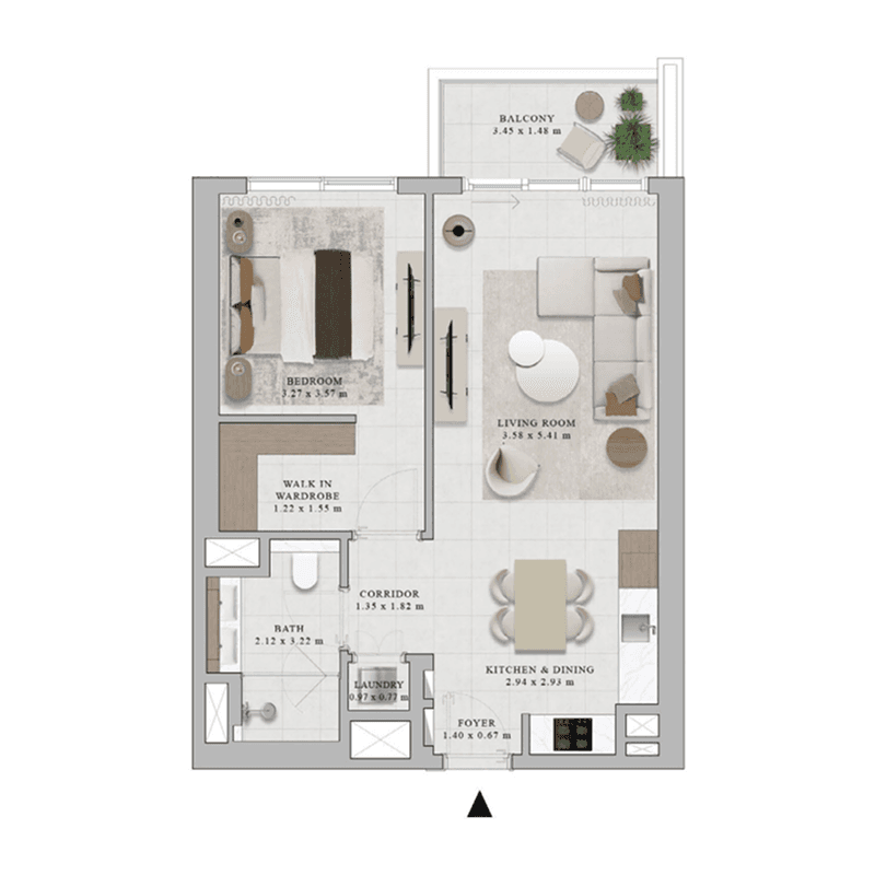 1 BR