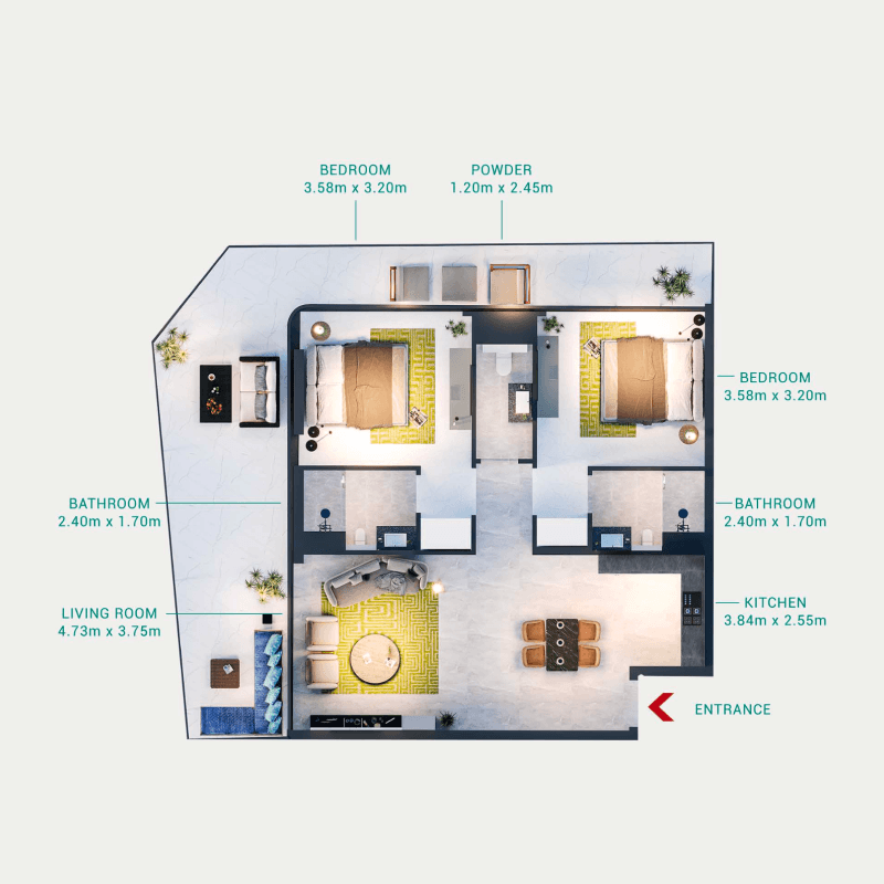 2 BR