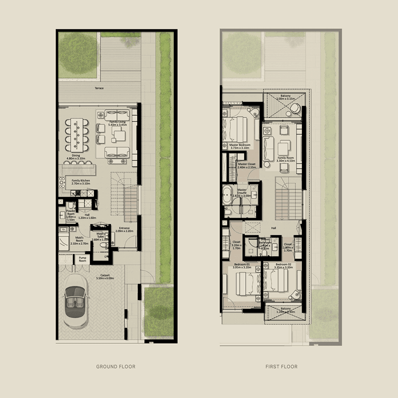 3 BR TH