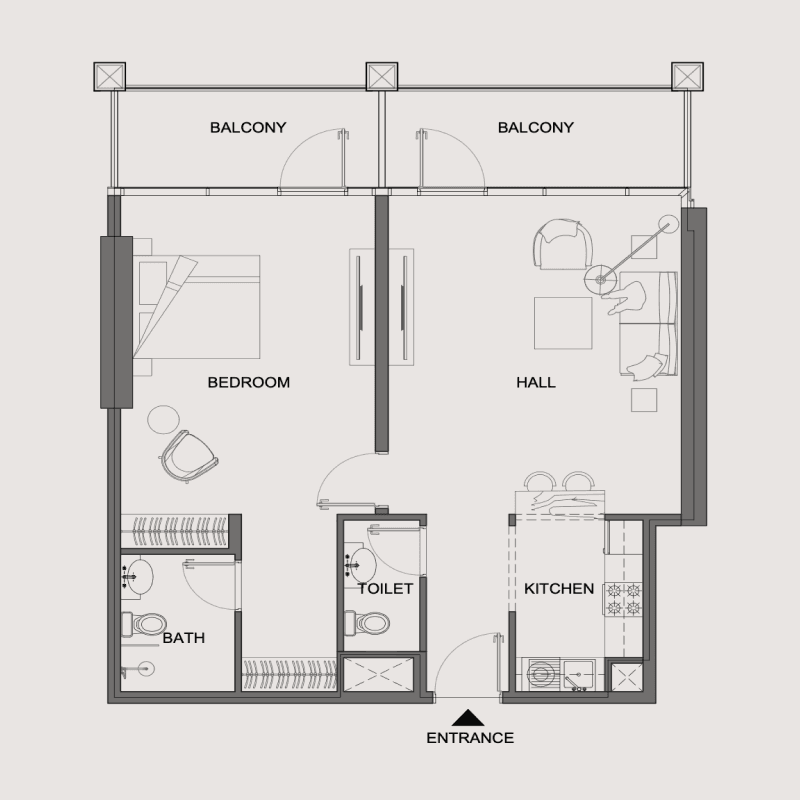 1 BR