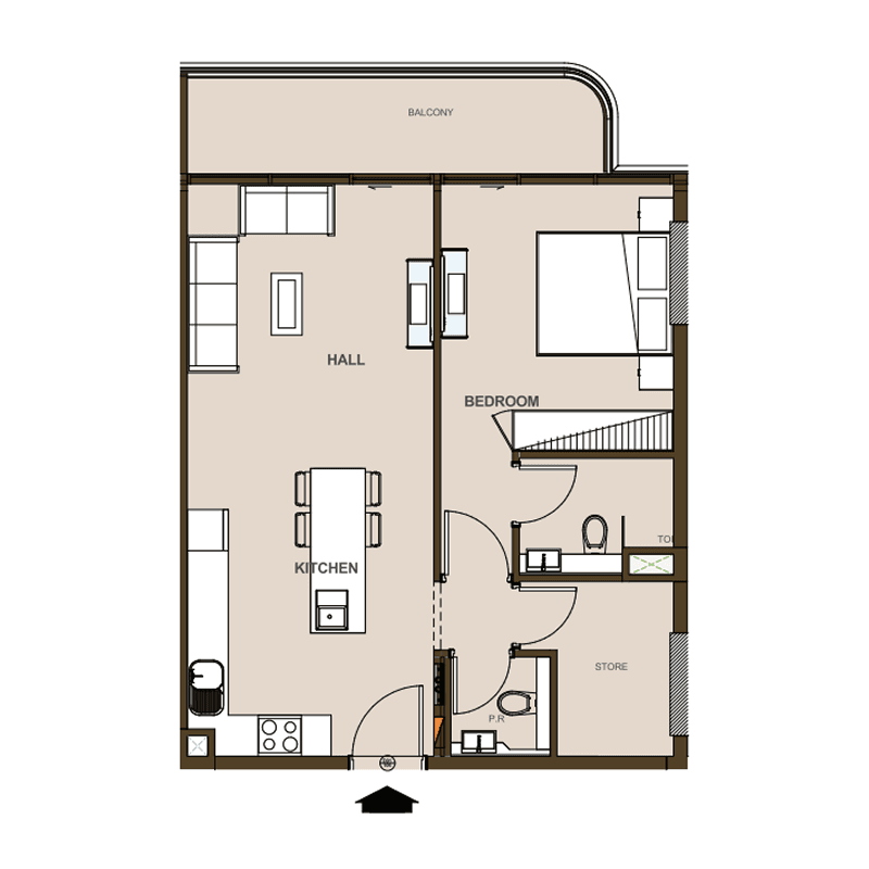 1 BR