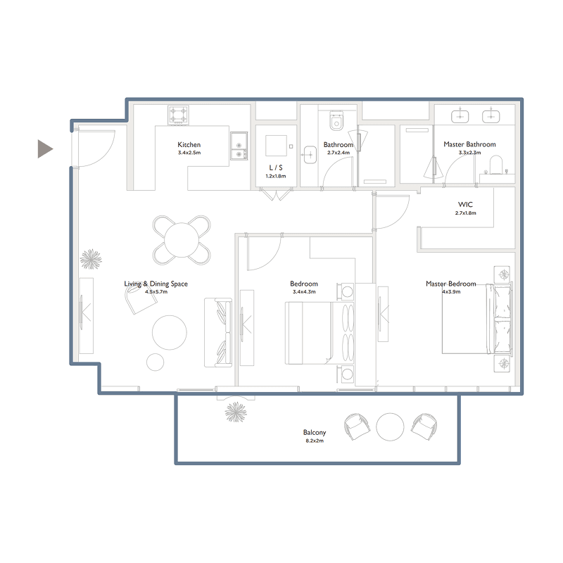 2 BR