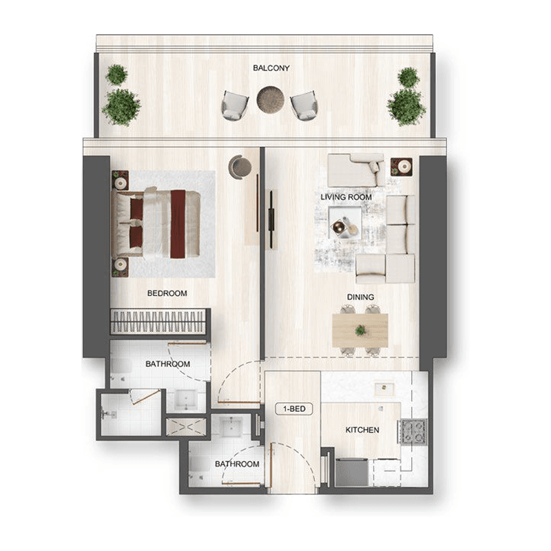 1 BR