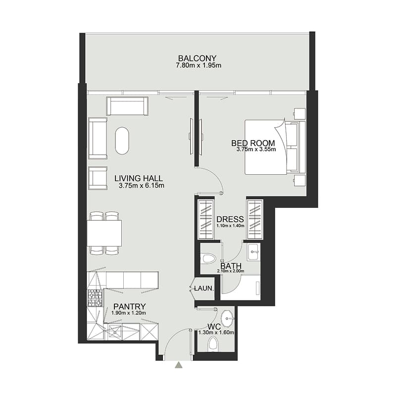 1 BR