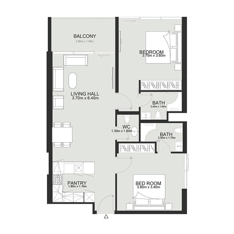 2 BR