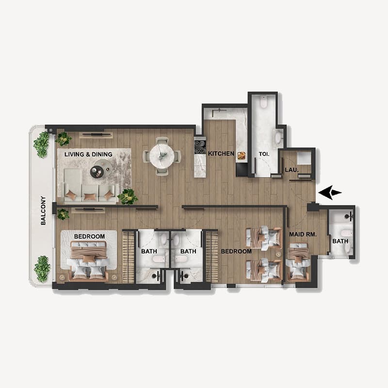 2 BR