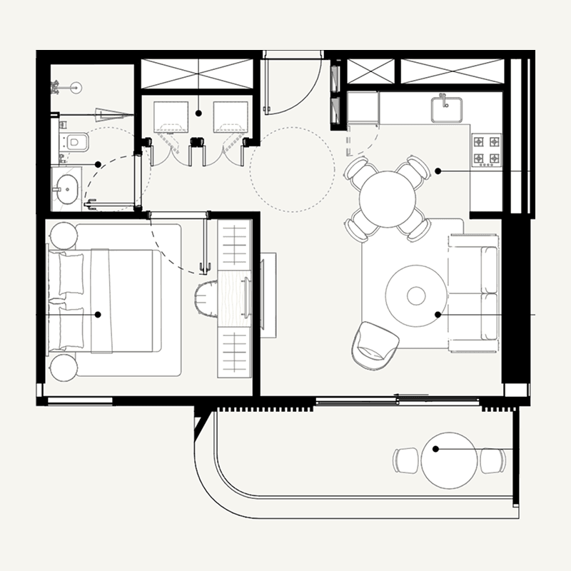 1 BR