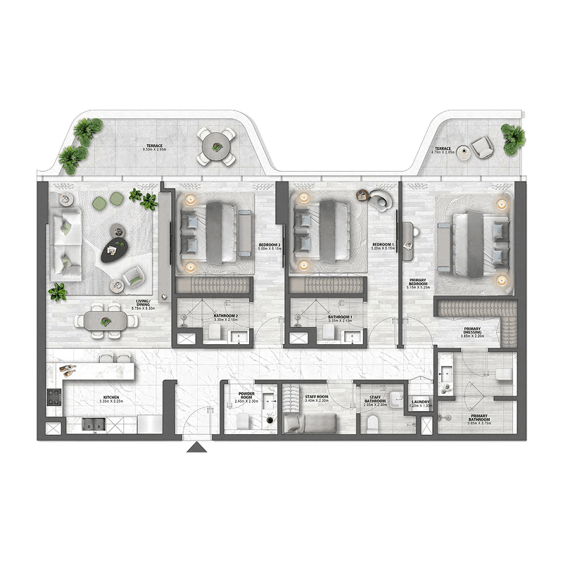 3 BR