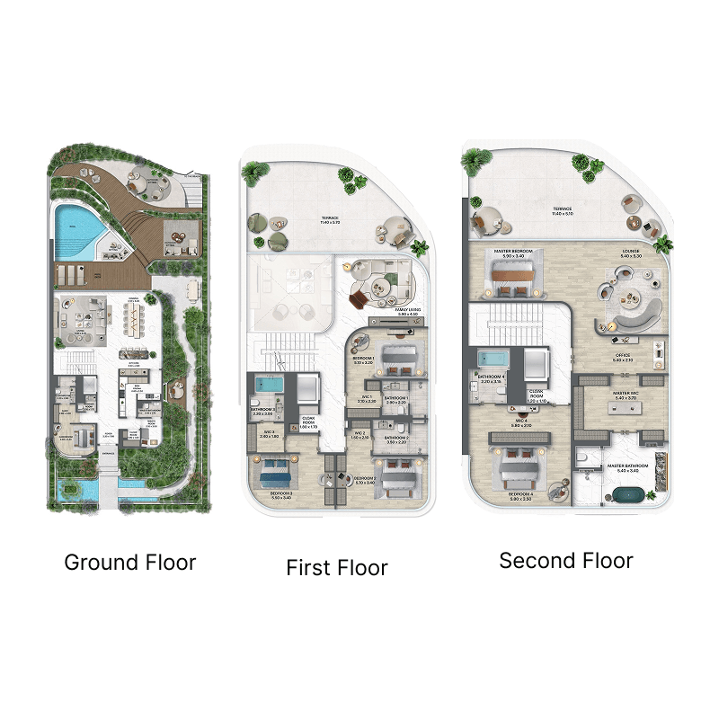 6 BR + Pool