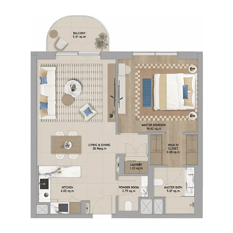 1 BR