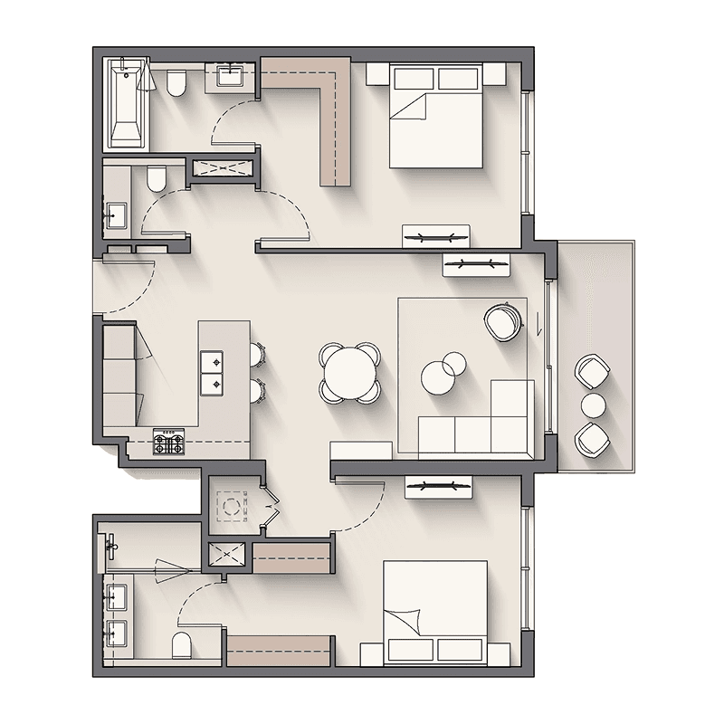 2 BR
