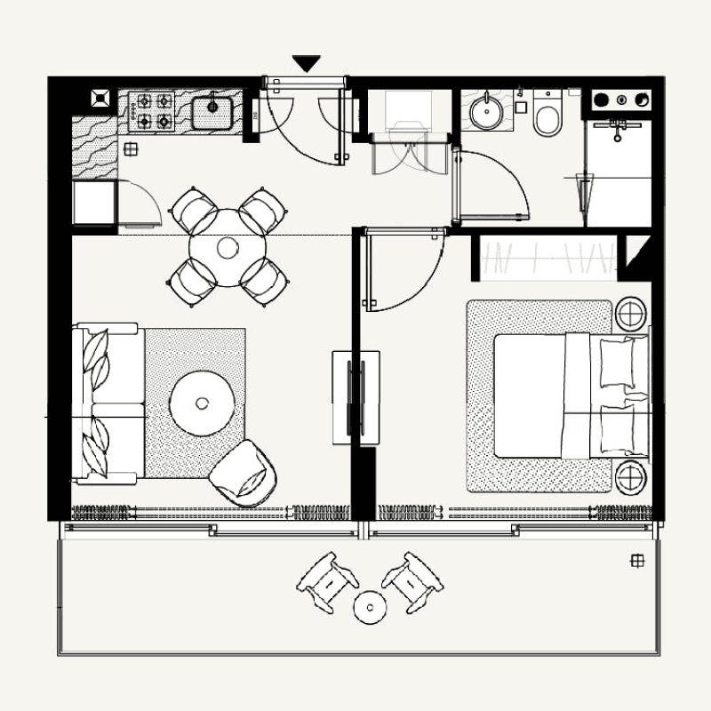 1 BR