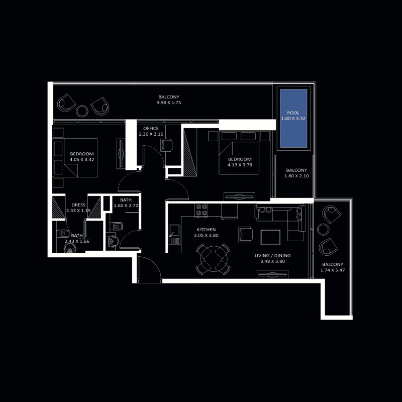 2 BR