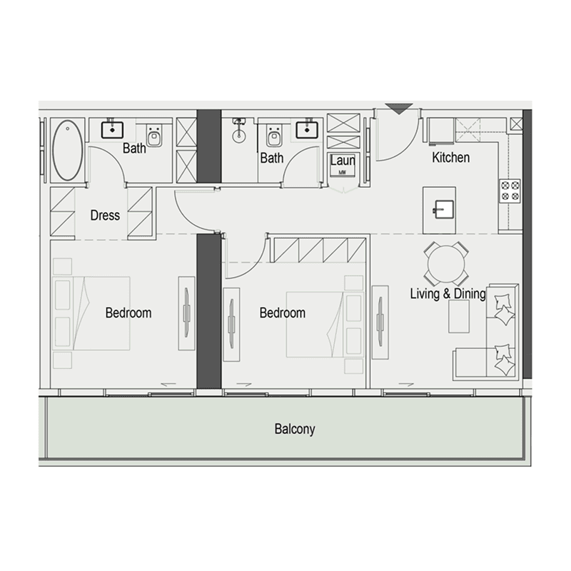 2 BR