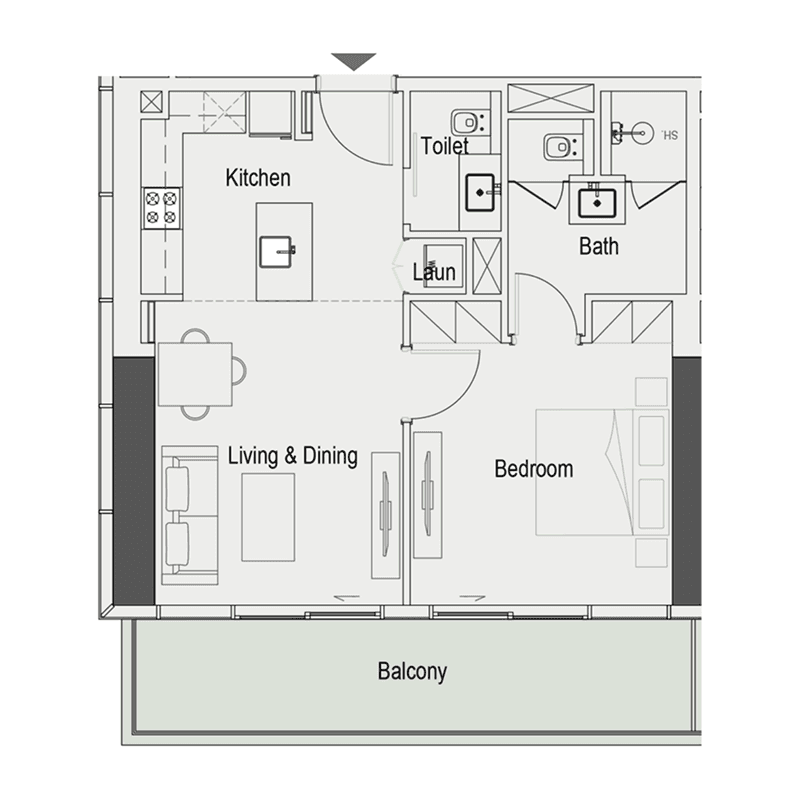 1 BR