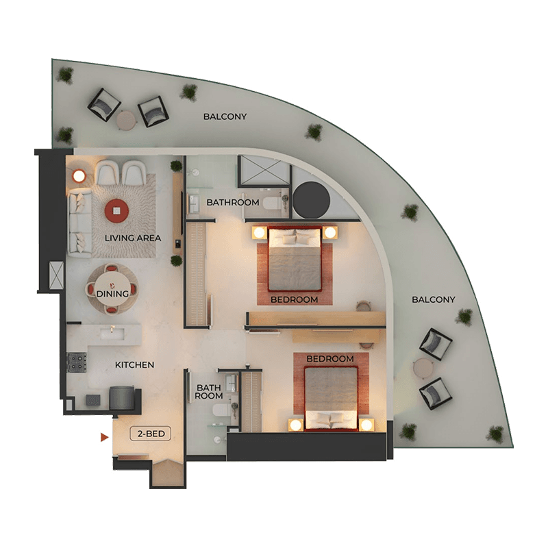 2 BR