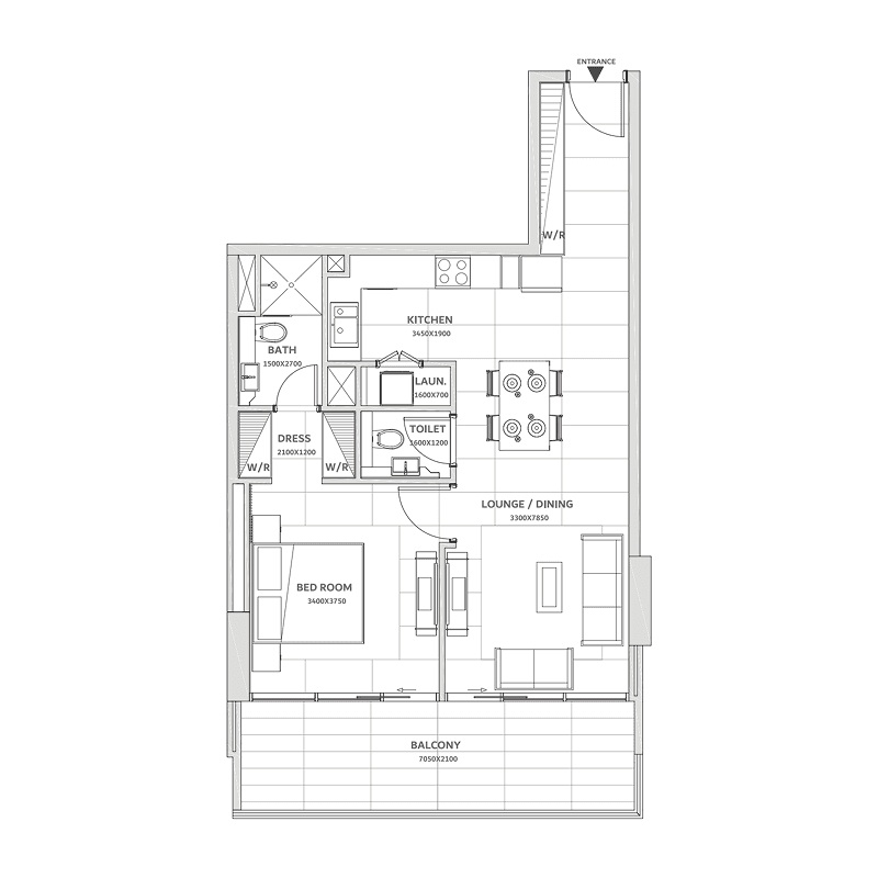 1 BR