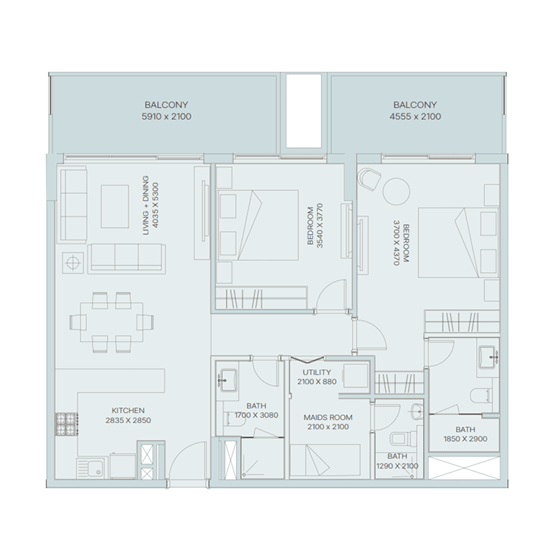 2 BR
