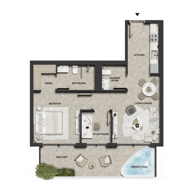 1 BR