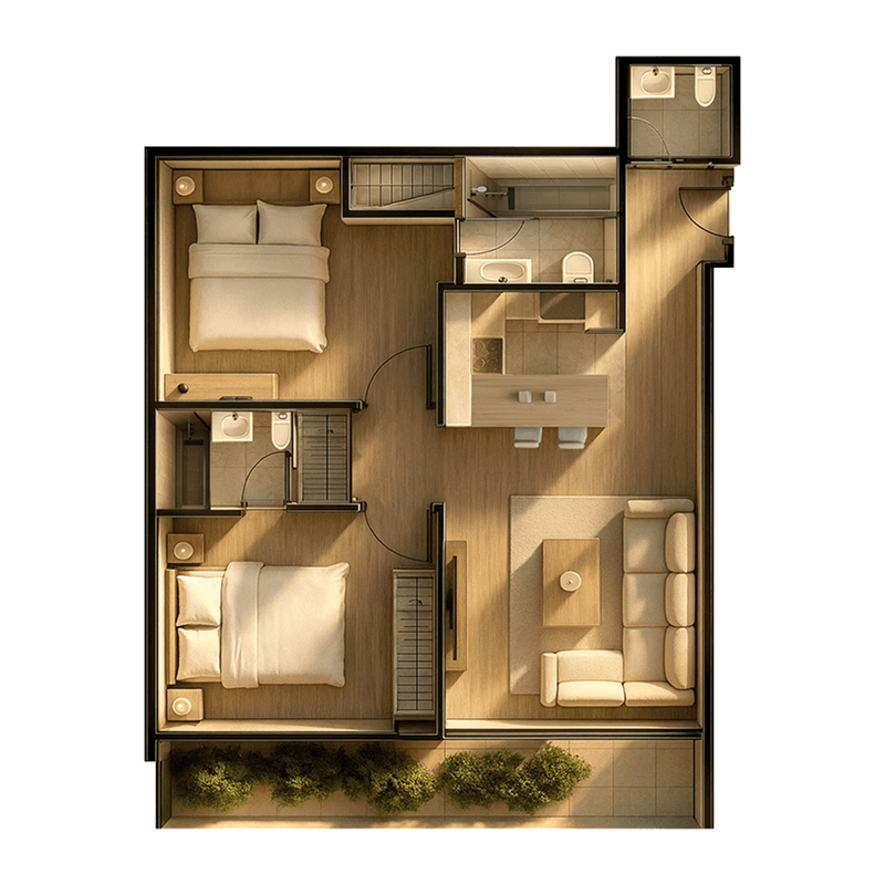 2 BR