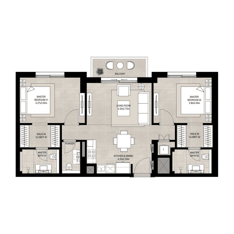 2 BR
