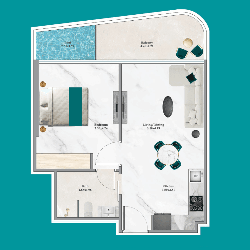 1 BR