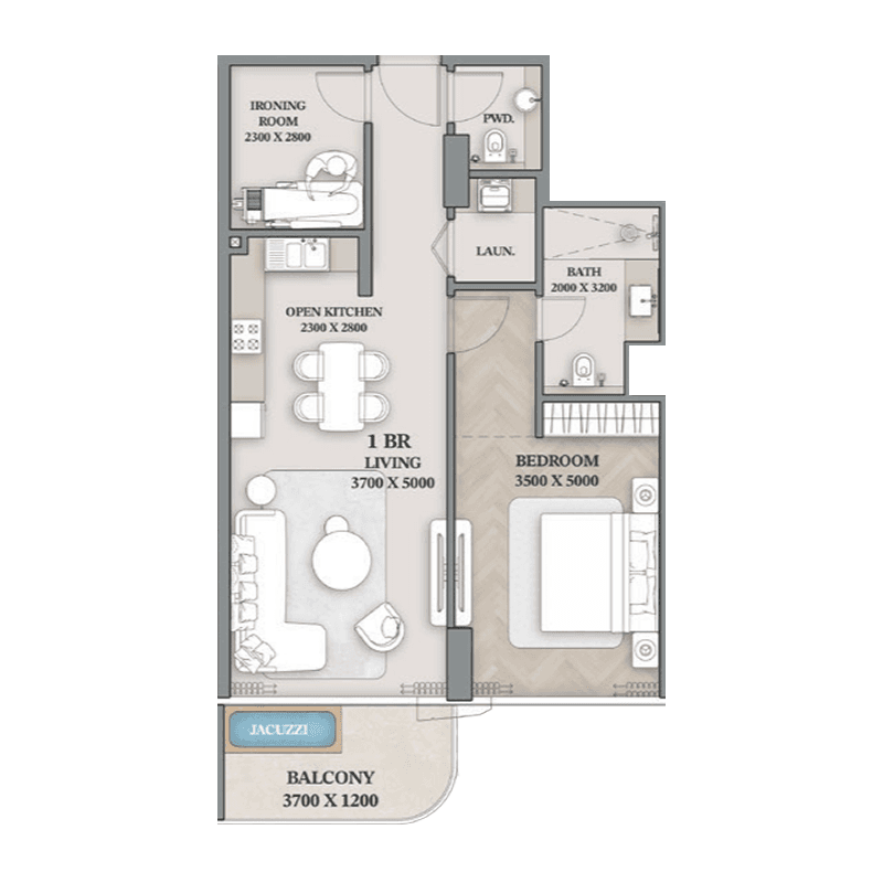 1 BR