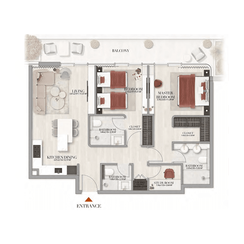 2 BR