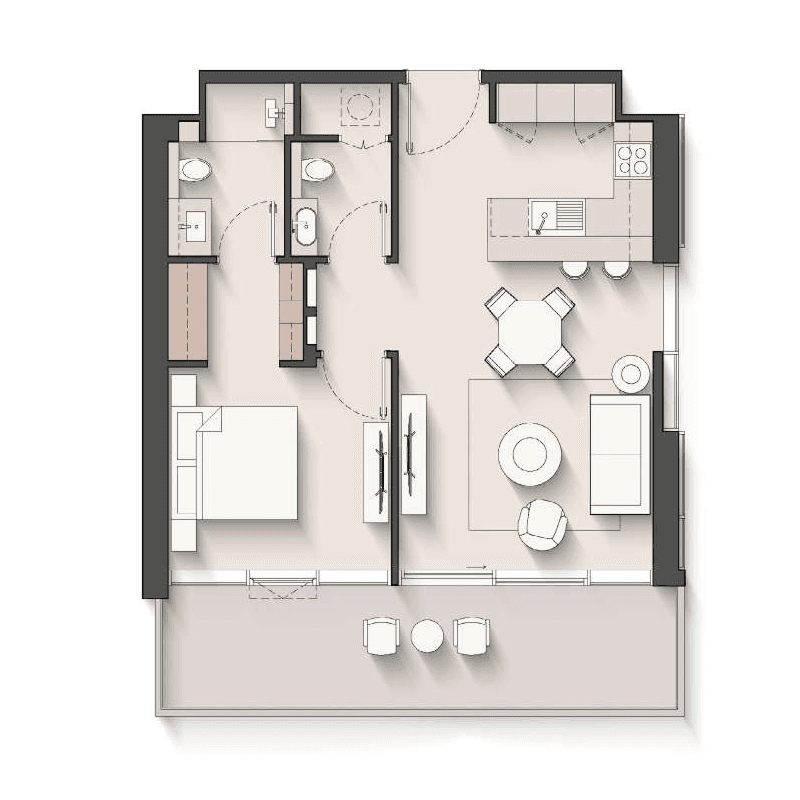 1 BR