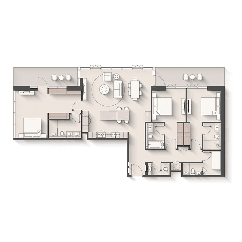 3 BR