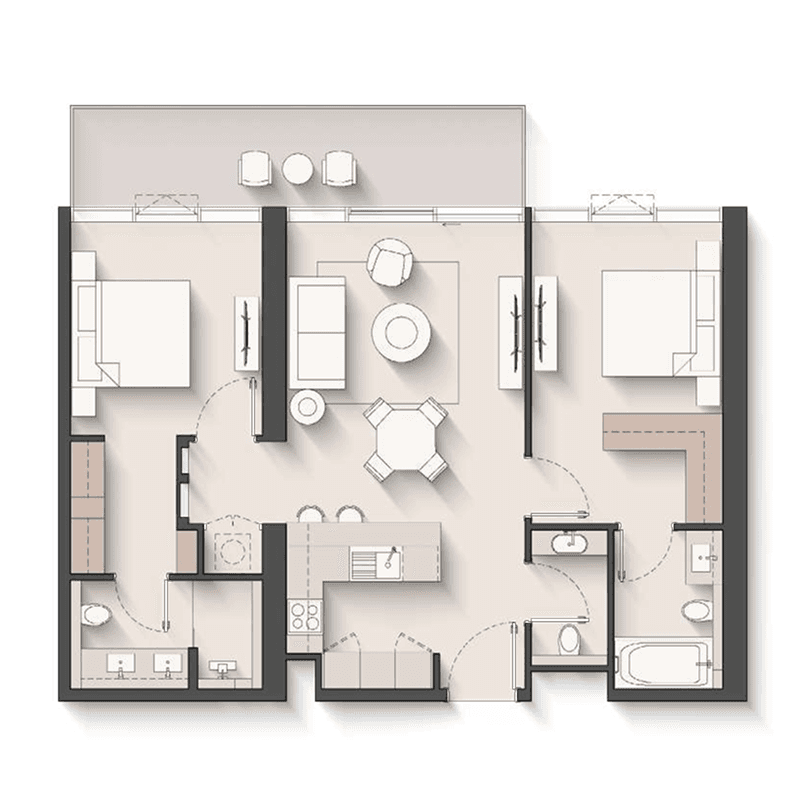 2 BR