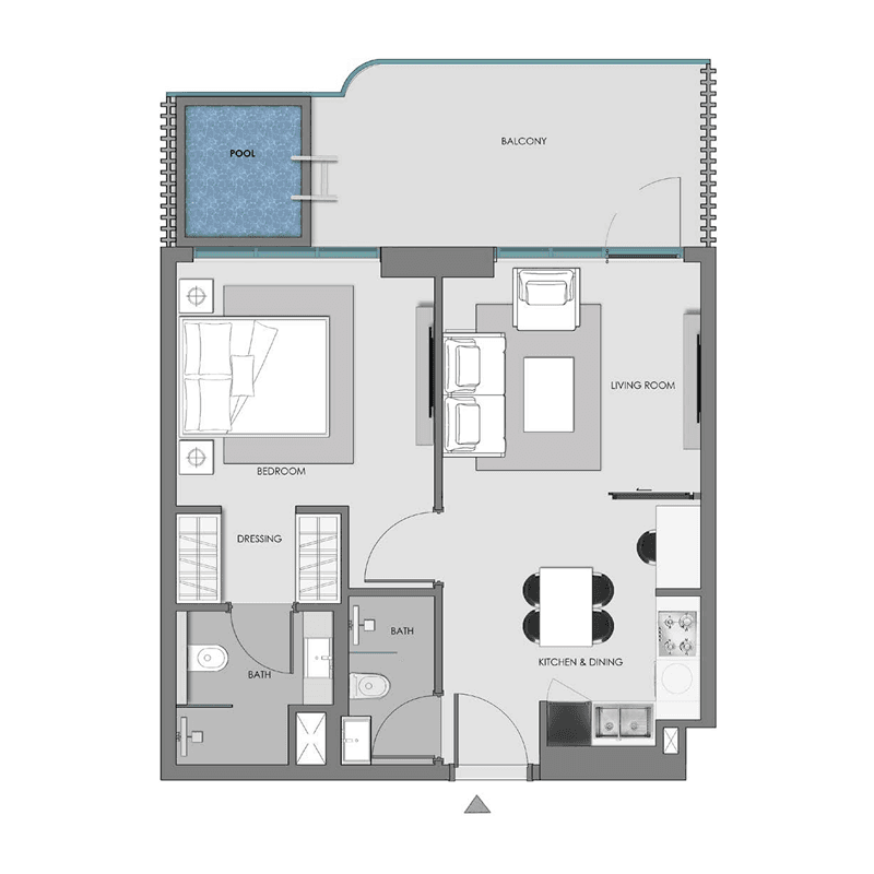 1 BR