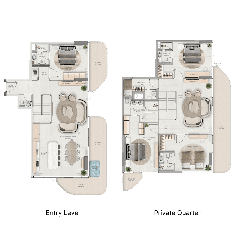 4 BR + Pool