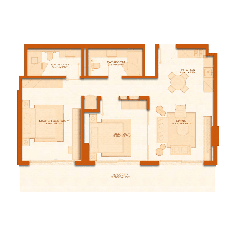 2 BR
