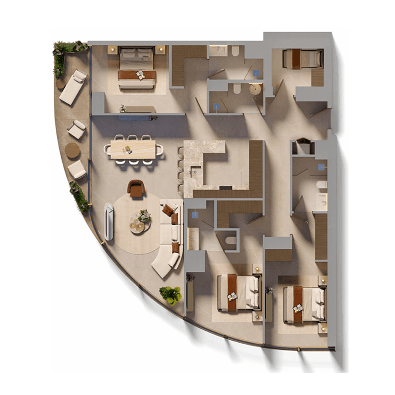 3 BR