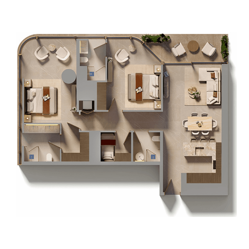 2 BR