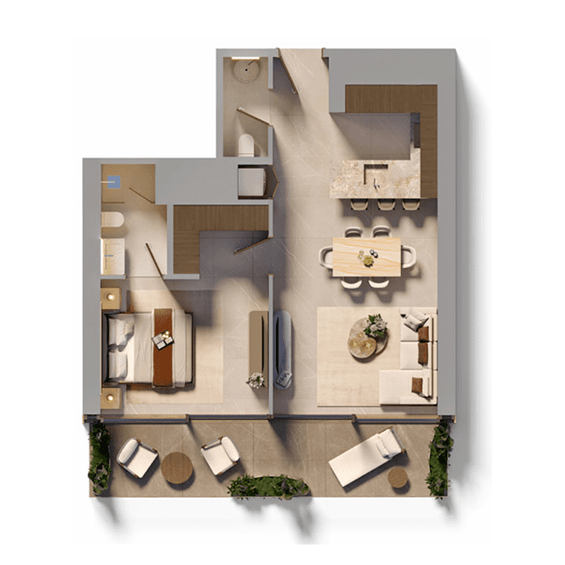 1 BR