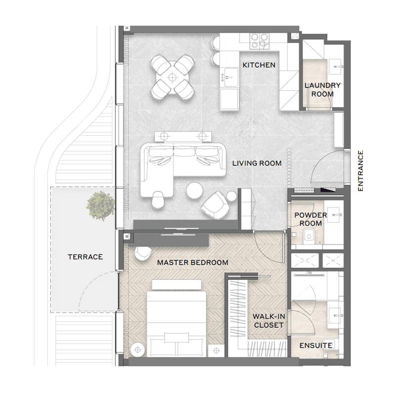 1 BR