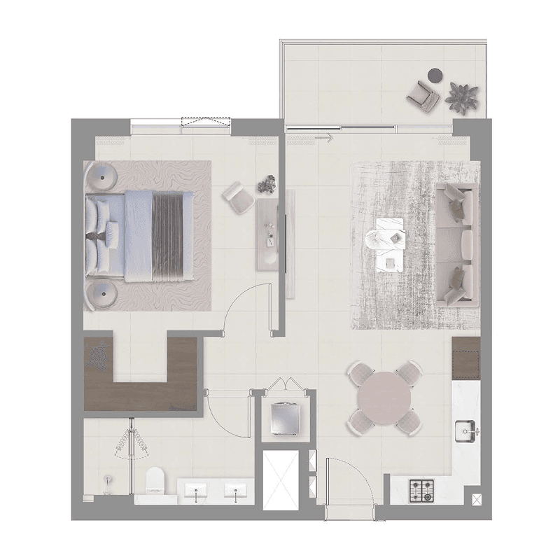 1 BR