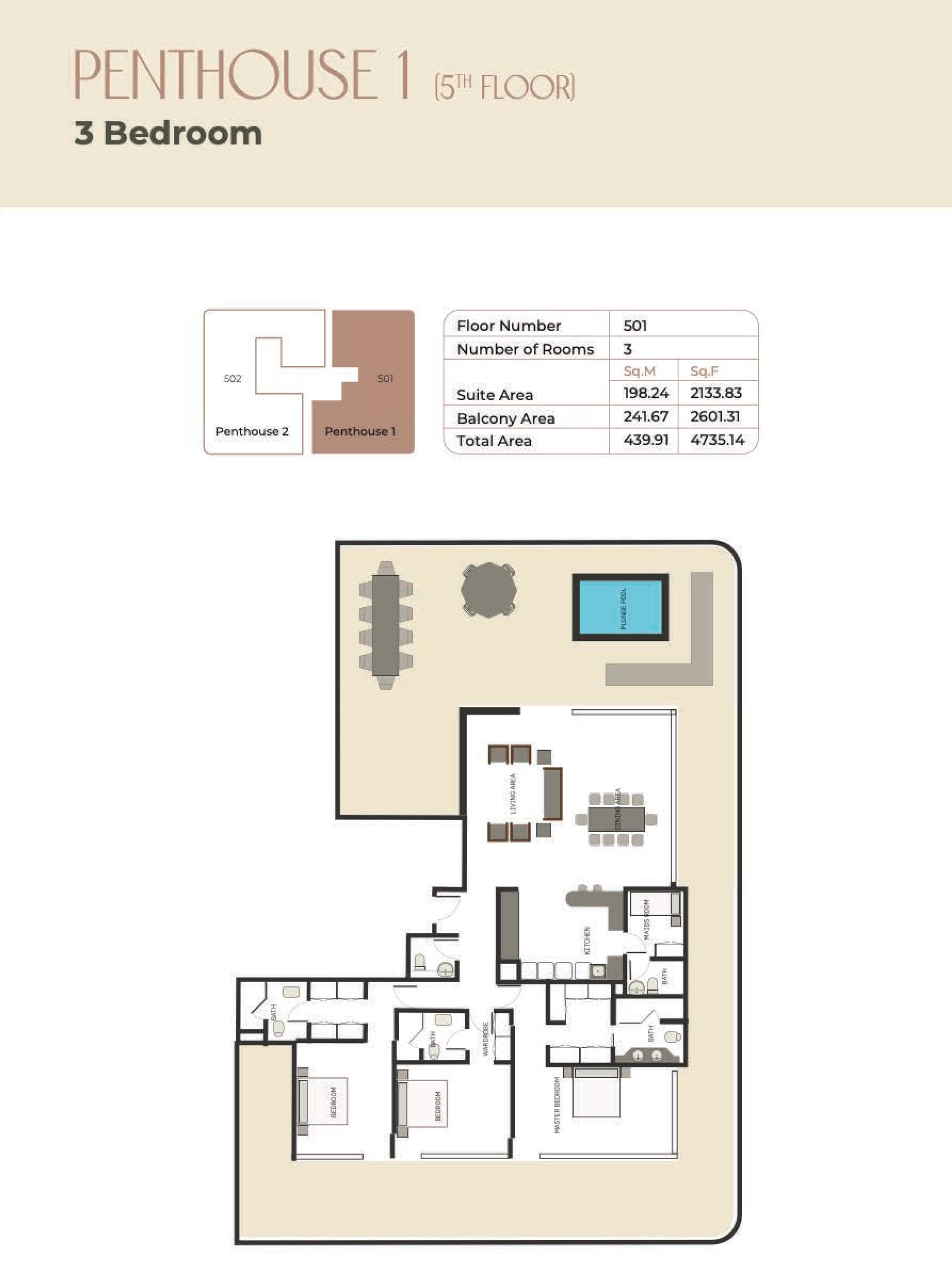 3 BR