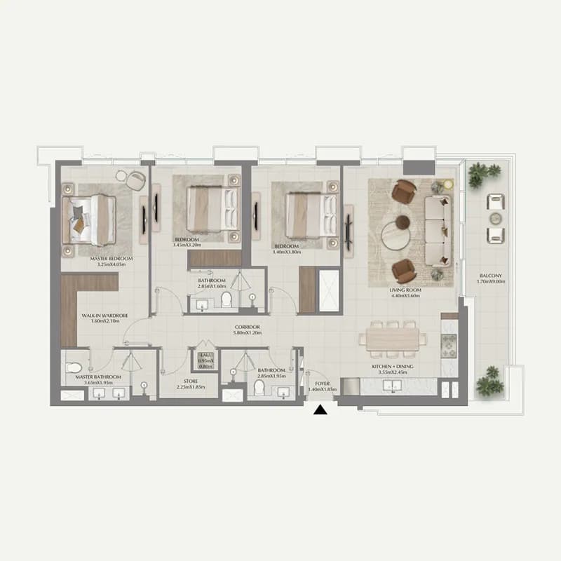 3 BR