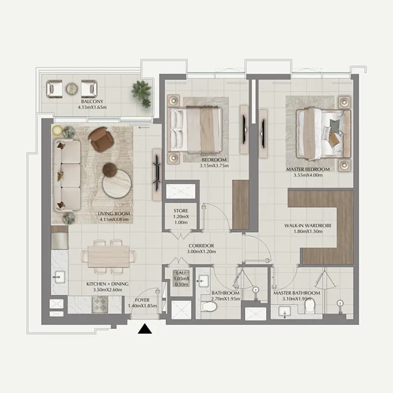 2 BR
