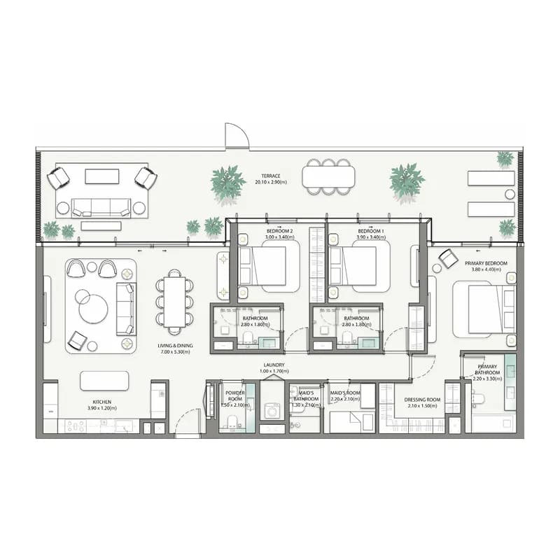 3 BR