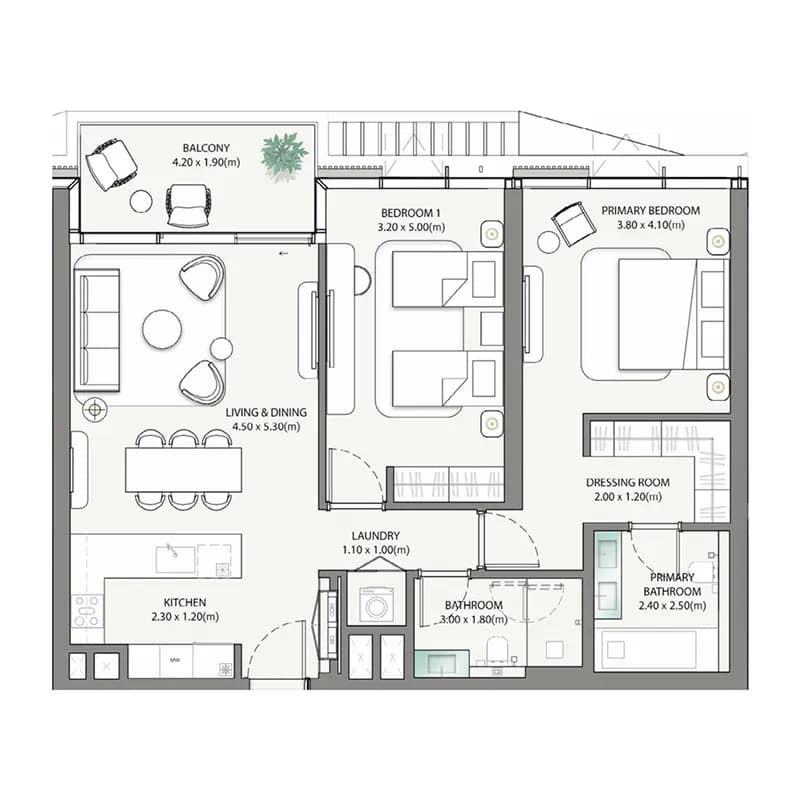 2 BR