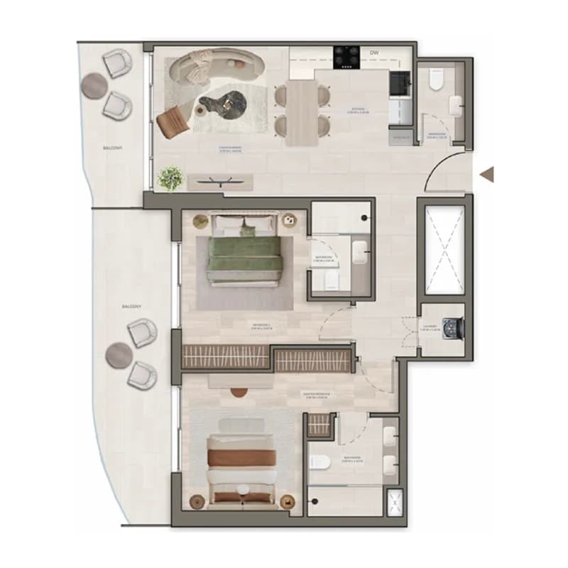 2 BR