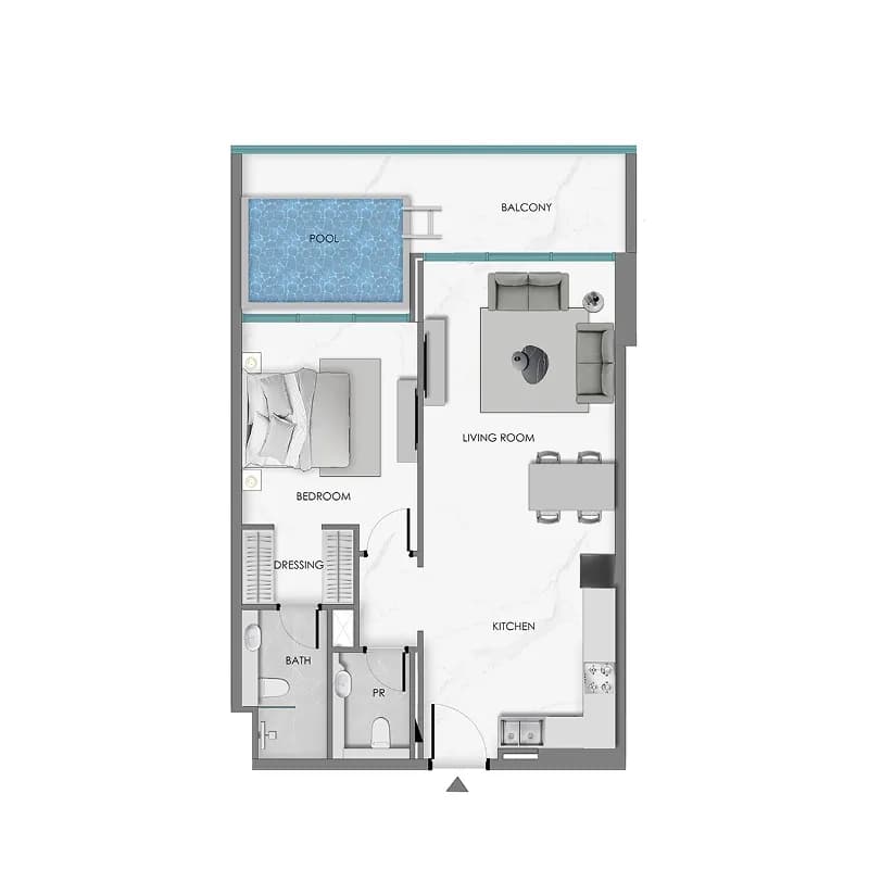 1 BR