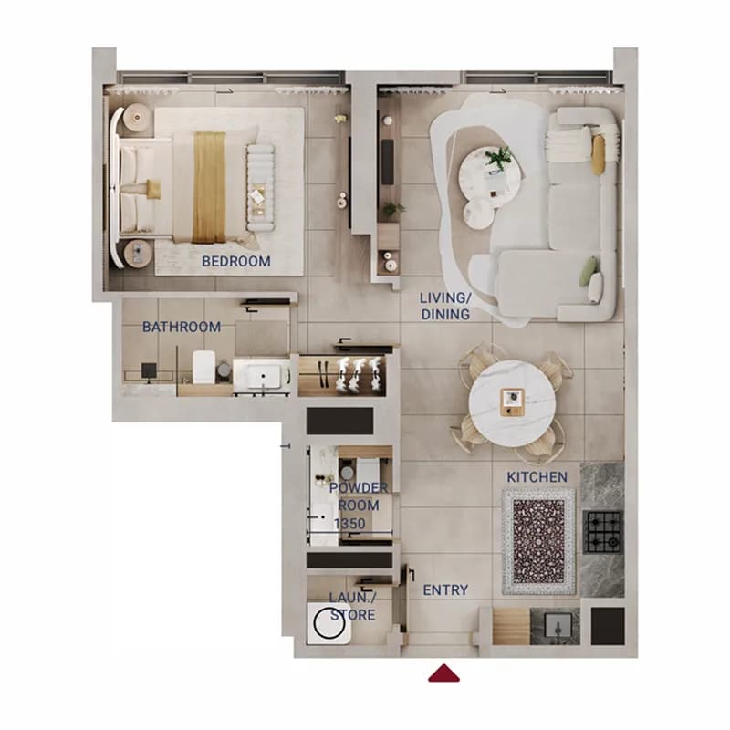 1 BR