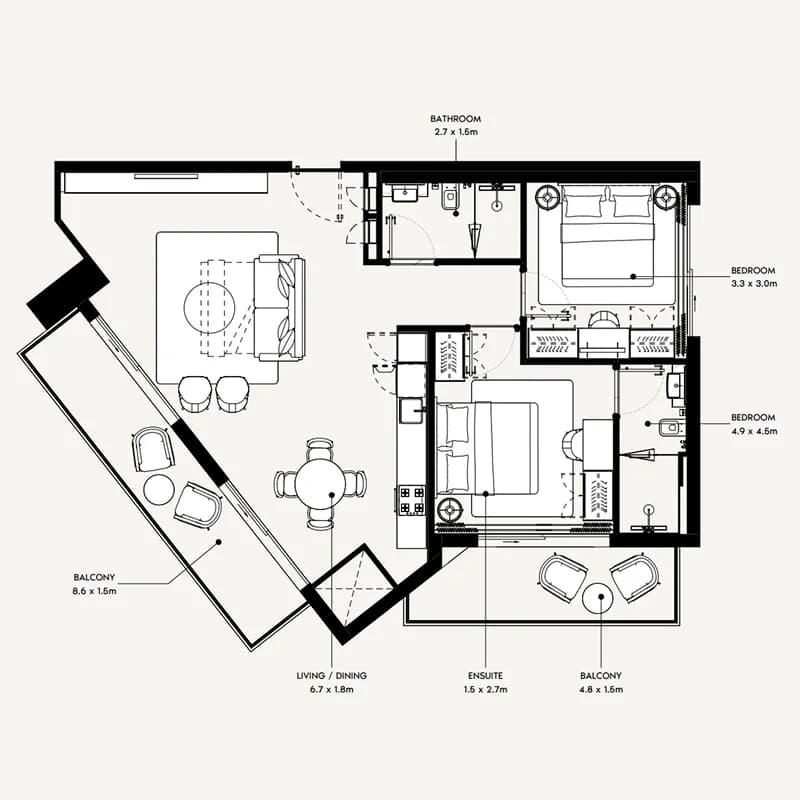 2 BR