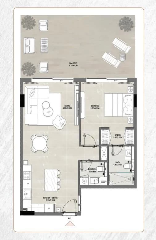 1 BR