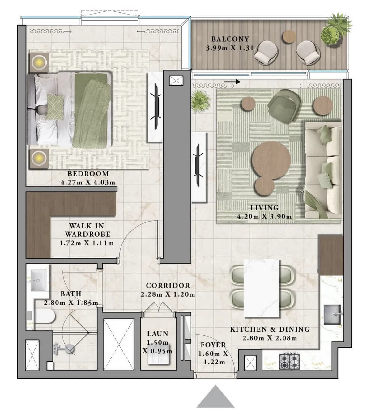 1 BR